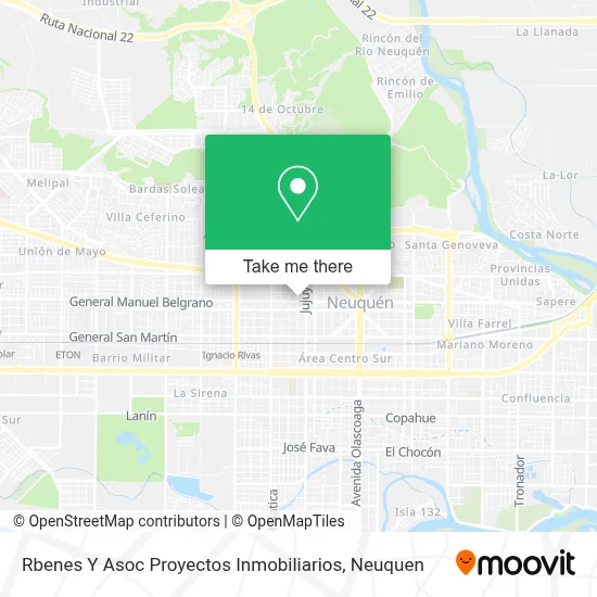 Rbenes Y Asoc Proyectos Inmobiliarios map
