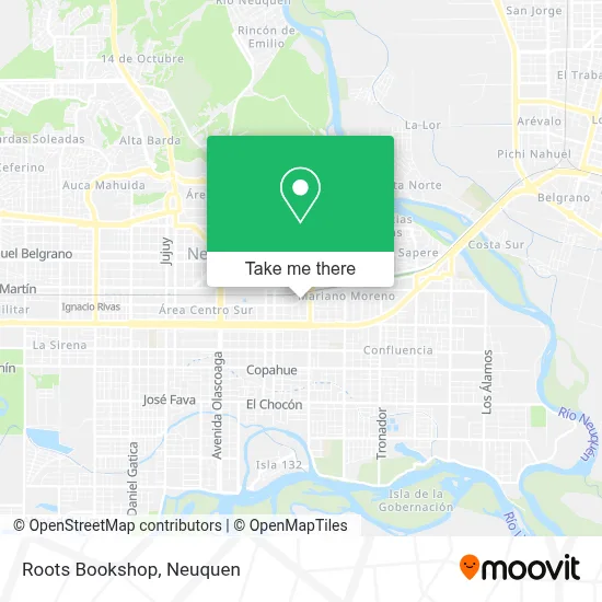 Roots Bookshop map