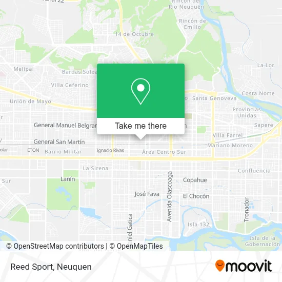 Reed Sport map