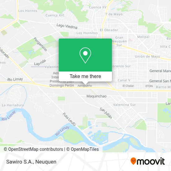 Sawiro S.A. map