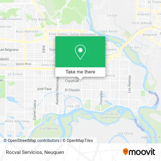Rocval Servicios map