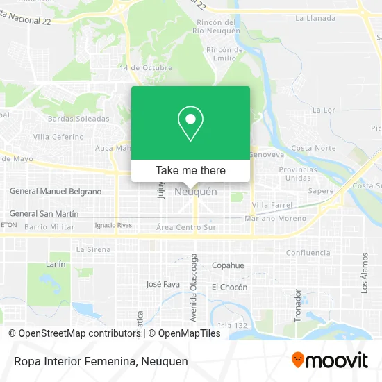 Ropa Interior Femenina map