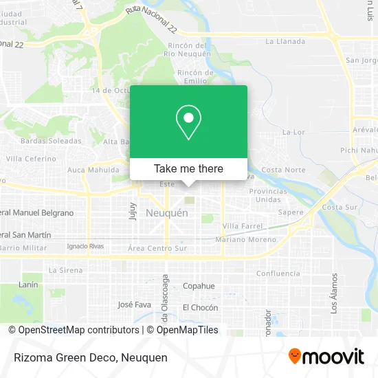 Rizoma Green Deco map