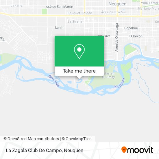 Mapa de La Zagala Club De Campo