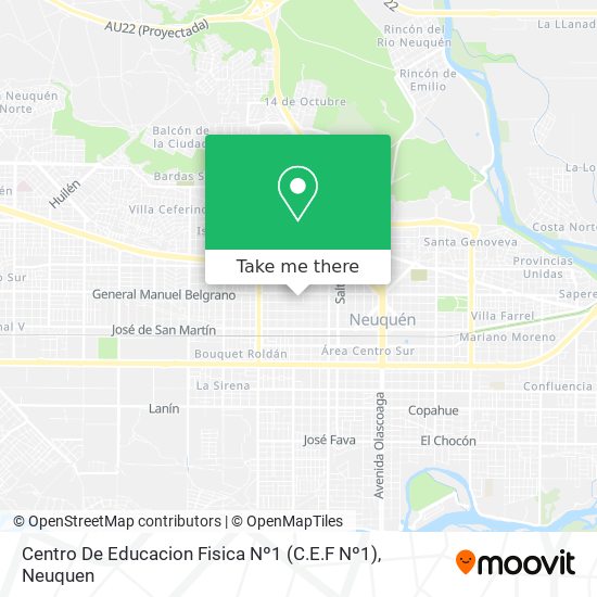 Centro De Educacion Fisica Nº1 (C.E.F Nº1) map