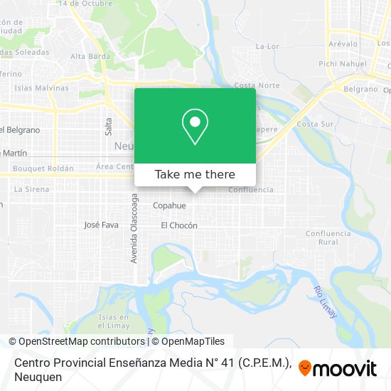 Centro Provincial Enseñanza Media N° 41 (C.P.E.M.) map