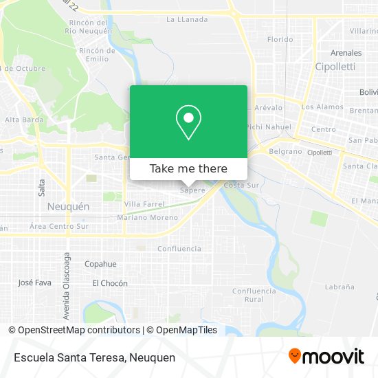 Escuela Santa Teresa map