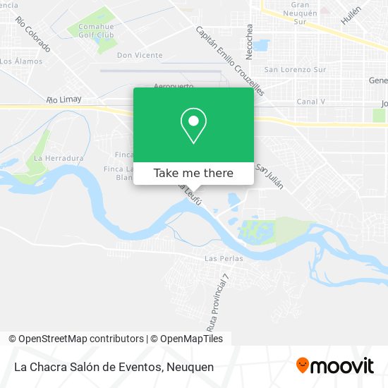 La Chacra Salón de Eventos map