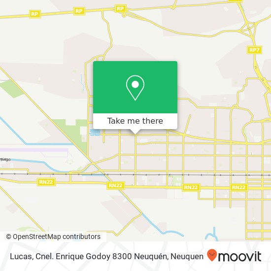 Mapa de Lucas, Cnel. Enrique Godoy 8300 Neuquén