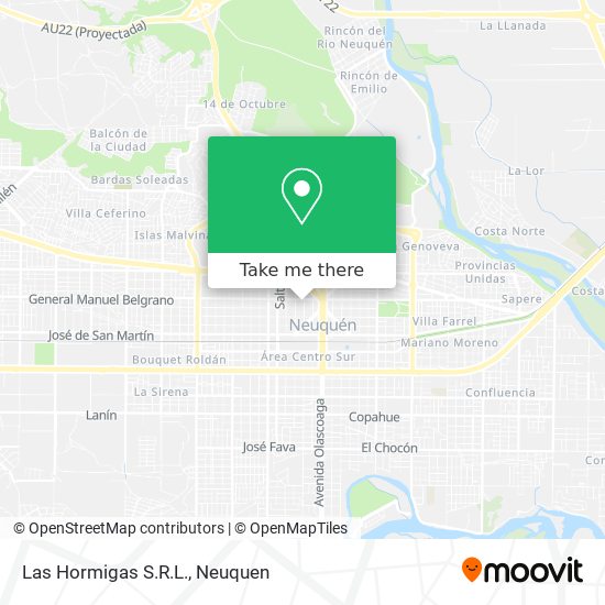 Las Hormigas S.R.L. map