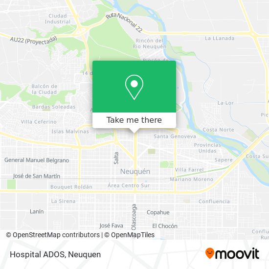 Hospital ADOS map