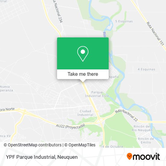 YPF Parque Industrial map
