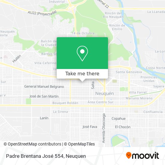 Padre Brentana José 554 map