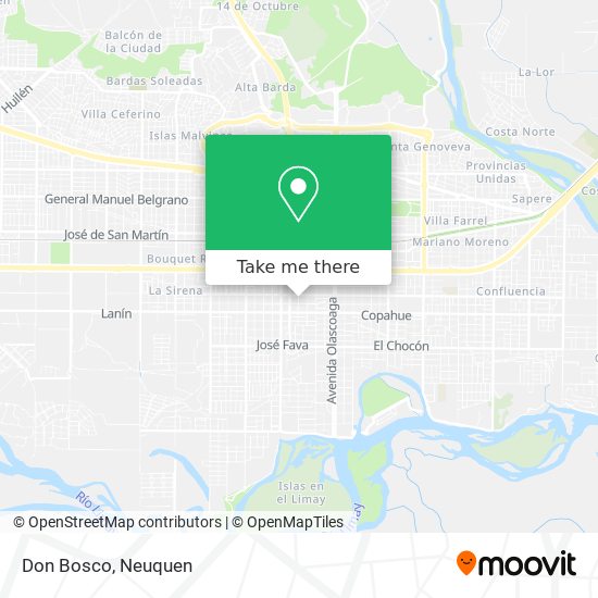 Mapa de Don Bosco
