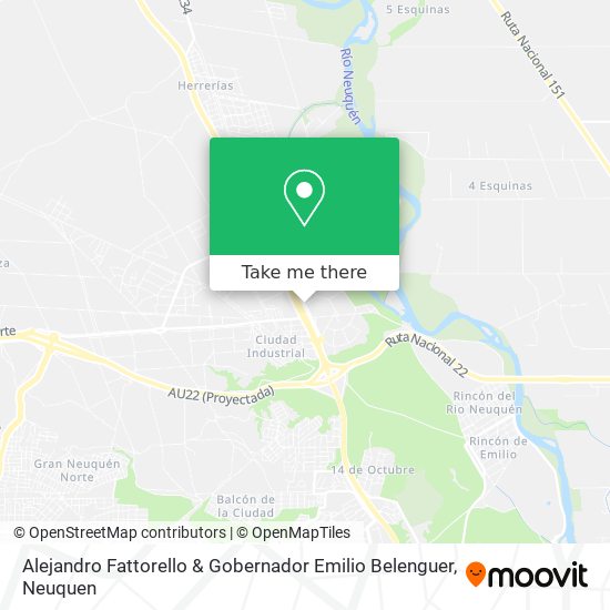 Mapa de Alejandro Fattorello & Gobernador Emilio Belenguer