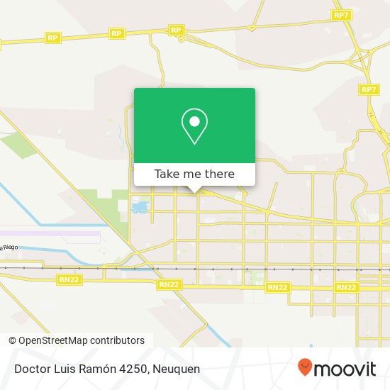 Mapa de Doctor Luis Ramón 4250