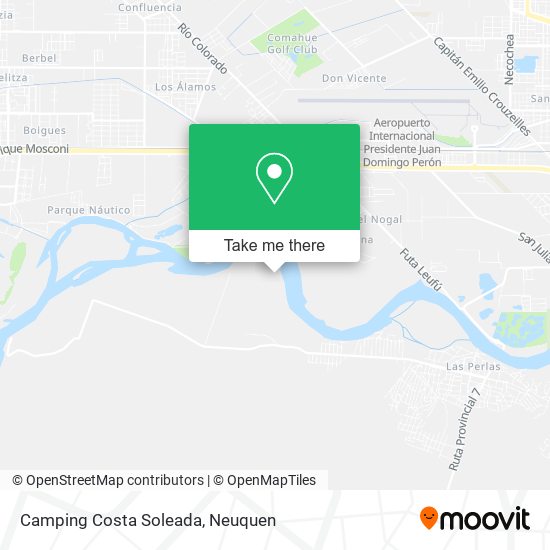 Camping Costa Soleada map
