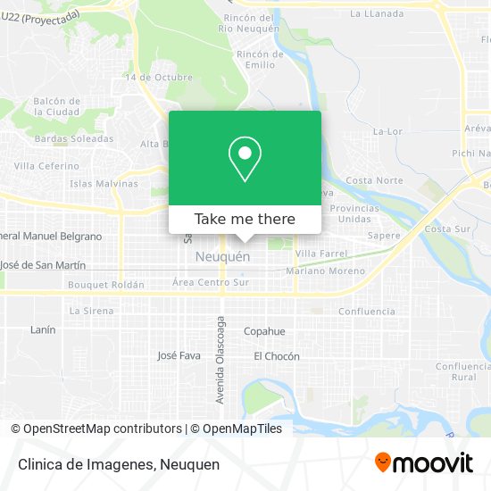 Mapa de Clinica de Imagenes
