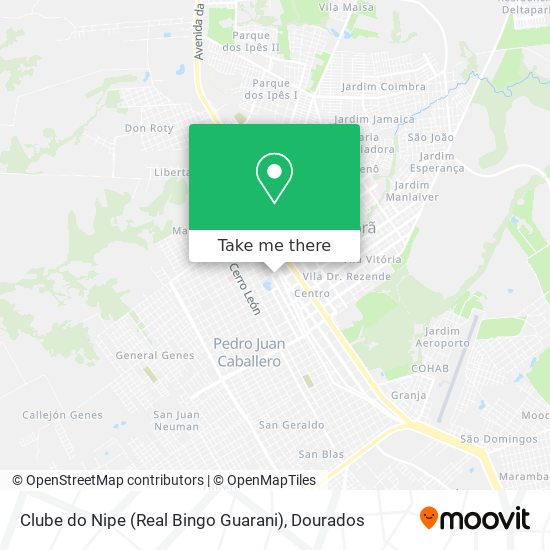 Clube do Nipe (Real Bingo Guarani) map