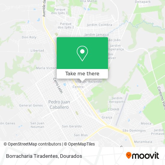 Borracharia Tiradentes map
