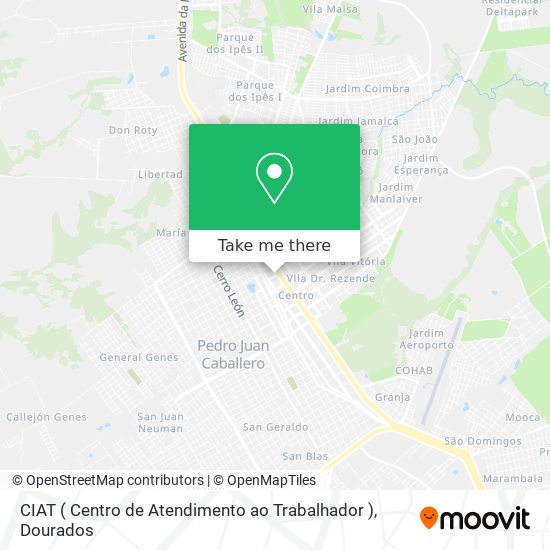 CIAT ( Centro de Atendimento ao Trabalhador ) map