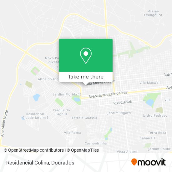 Residencial Colina map