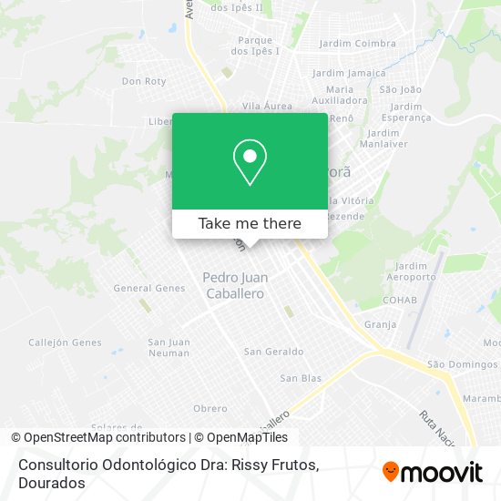 Consultorio Odontológico Dra: Rissy Frutos map
