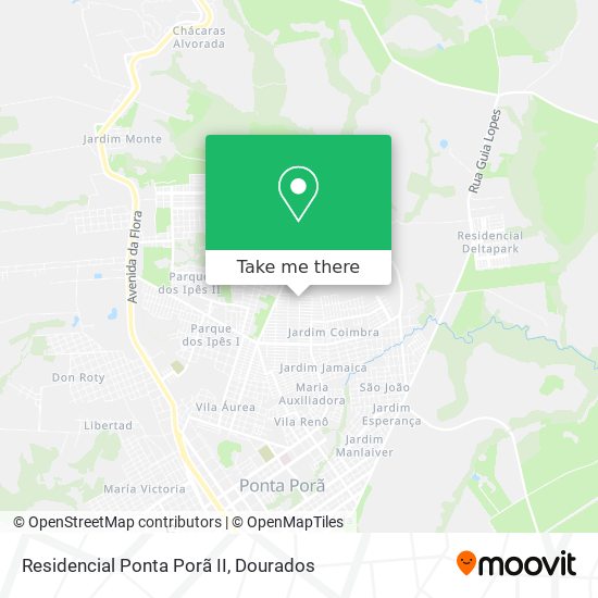 Residencial Ponta Porã II map
