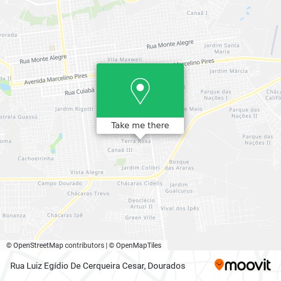 Rua Luiz Egídio De Cerqueira Cesar map
