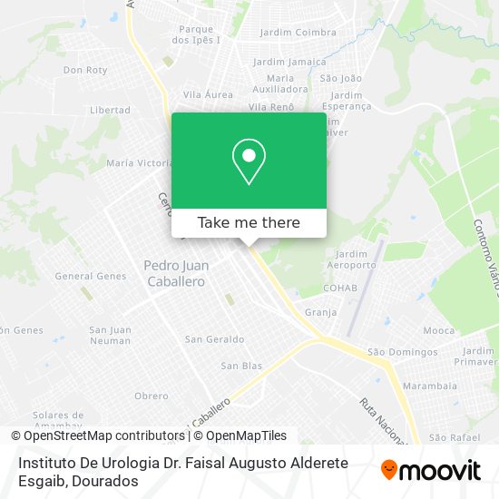 Instituto De Urologia Dr. Faisal Augusto Alderete Esgaib map