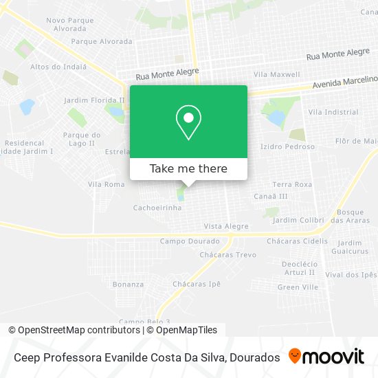 Ceep Professora Evanilde Costa Da Silva map