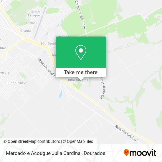 Mercado e Acougue Julia Cardinal map