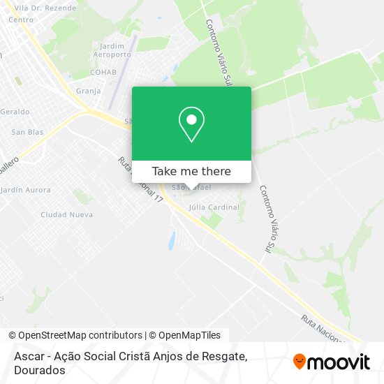 Ascar - Ação Social Cristã Anjos de Resgate map