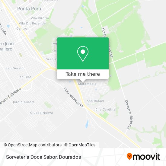 Sorveteria Doce Sabor map
