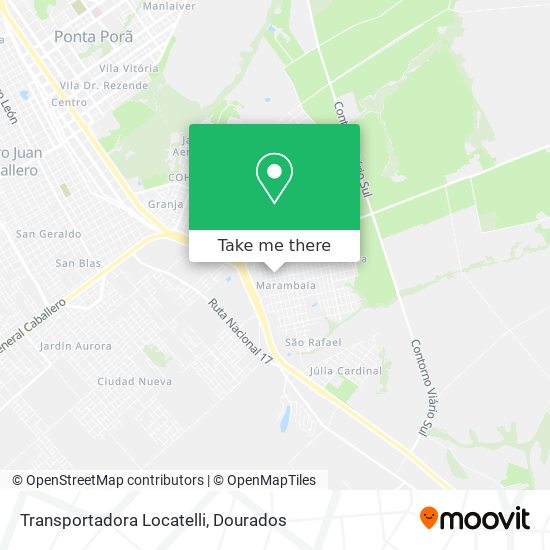 Transportadora Locatelli map