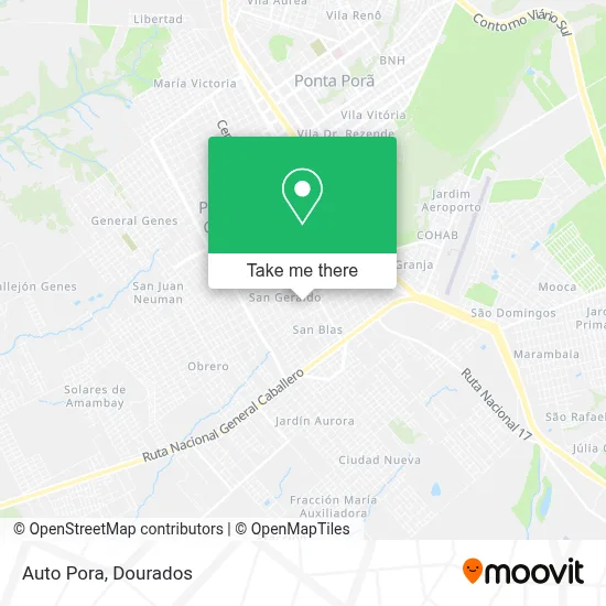 Auto Pora map
