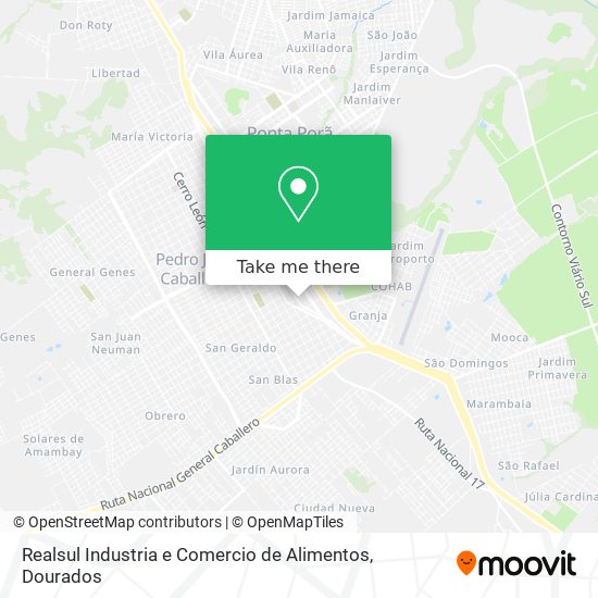 Realsul Industria e Comercio de Alimentos map