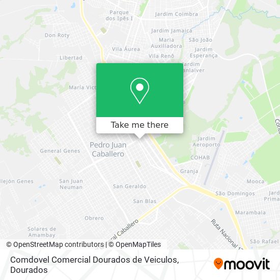 Comdovel Comercial Dourados de Veiculos map