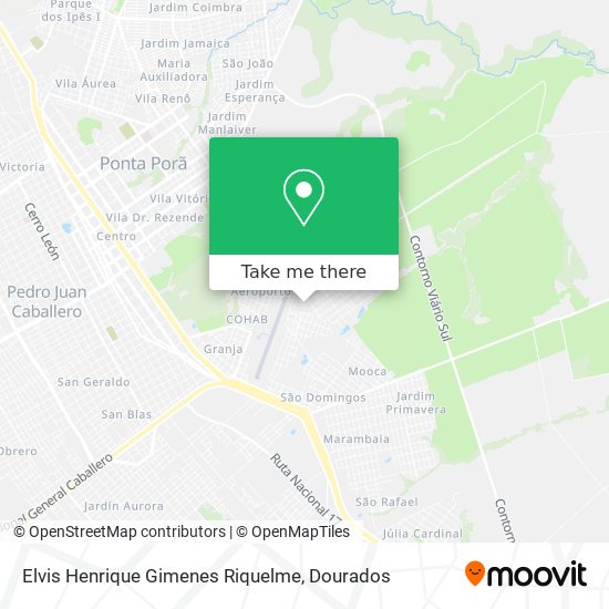 Elvis Henrique Gimenes Riquelme map
