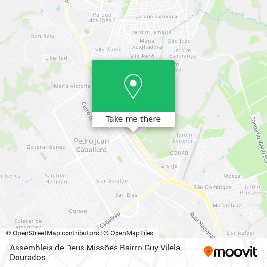 Assembleia de Deus Missões Bairro Guy Vilela map