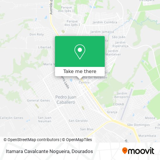Itamara Cavalcante Nogueira map