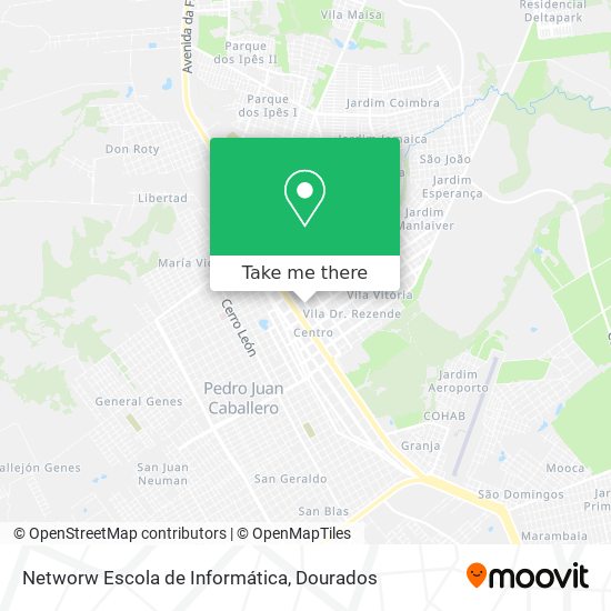 Networw Escola de Informática map