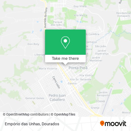 Empório das Unhas map