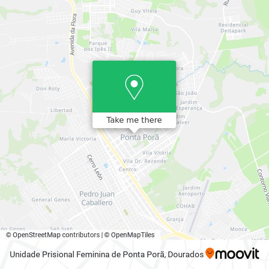 Unidade Prisional Feminina de Ponta Porã map