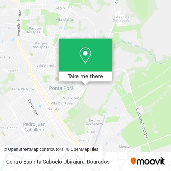 Centro Espirita Caboclo Ubirajara map