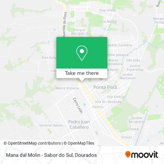 Mana dal Molin - Sabor do Sul map
