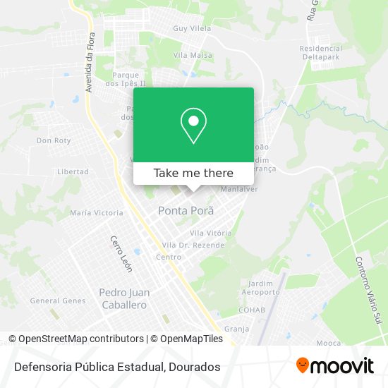 Defensoria Pública Estadual map