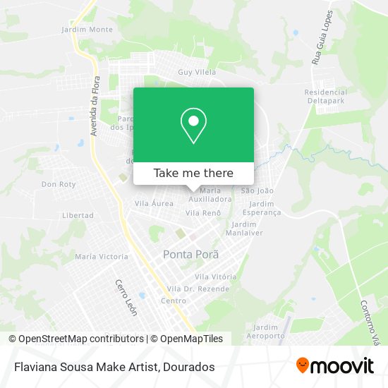 Flaviana Sousa Make Artist map