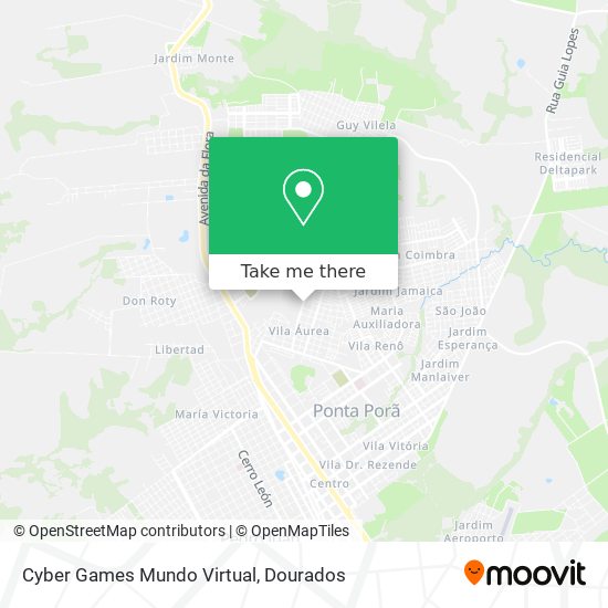 Cyber Games Mundo Virtual map