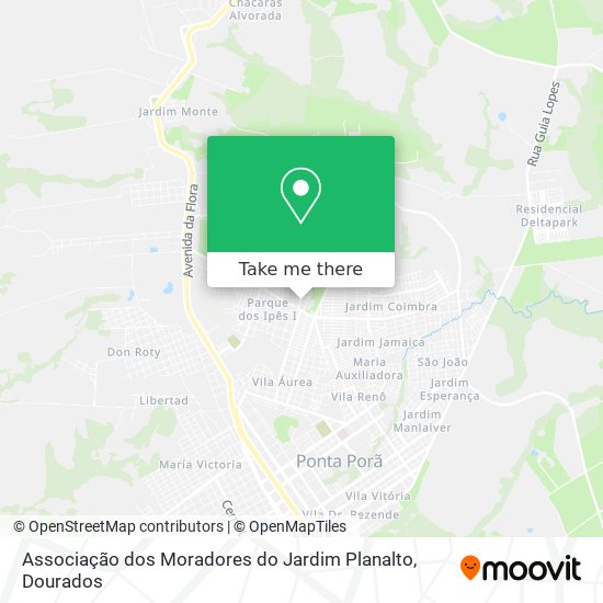 Associação dos Moradores do Jardim Planalto map
